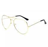 Oversized Clear Glasses