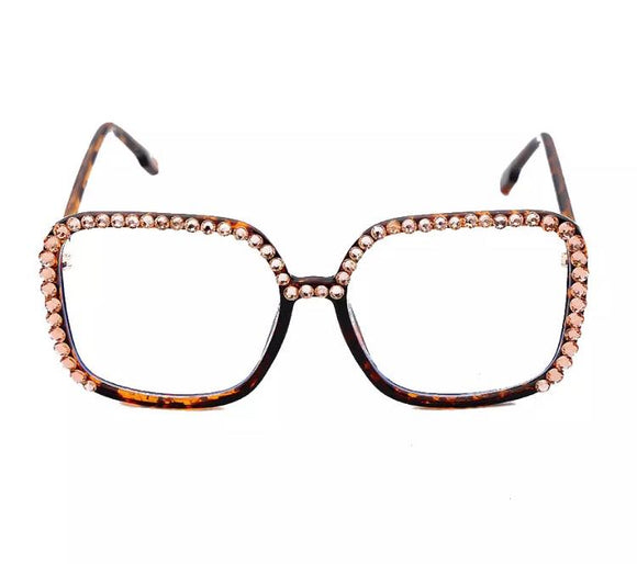 Square Rhinestone Eyewear
