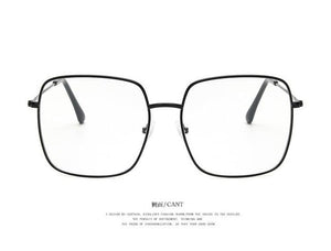Oversize Square Frame Vintage Eyewear