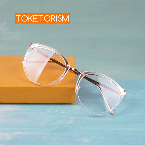 Transparent Vintage Optical Eyeglasses