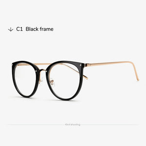 Transparent Vintage Optical Eyeglasses