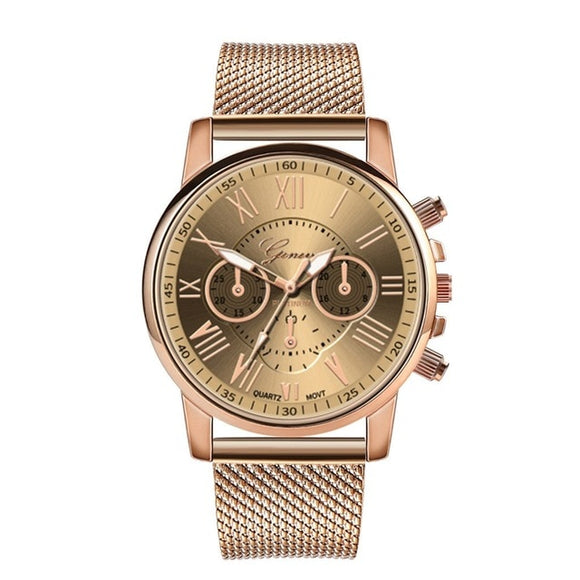 Stainless Steel Quartz Wrist Watch