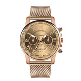 Stainless Steel Quartz Wrist Watch