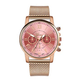 Stainless Steel Quartz Wrist Watch