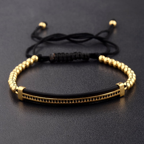 Black Zircon Copper Beads