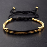 Black Zircon Copper Beads
