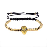 Black Zircon Copper Beads