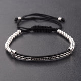 Black Zircon Copper Beads