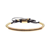 Black Zircon Copper Beads