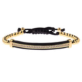 Black Zircon Copper Beads