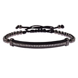 Black Zircon Copper Beads