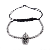 Black Zircon Copper Beads