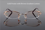 Chashma Trimmed Rimless Glasses