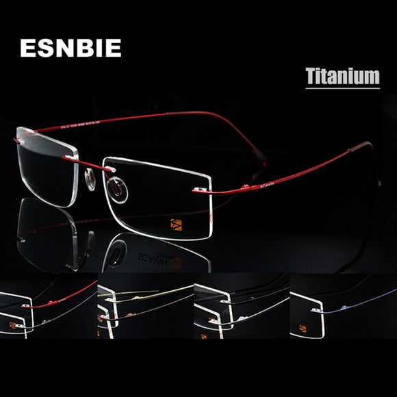 Rimless Titanium Glasses